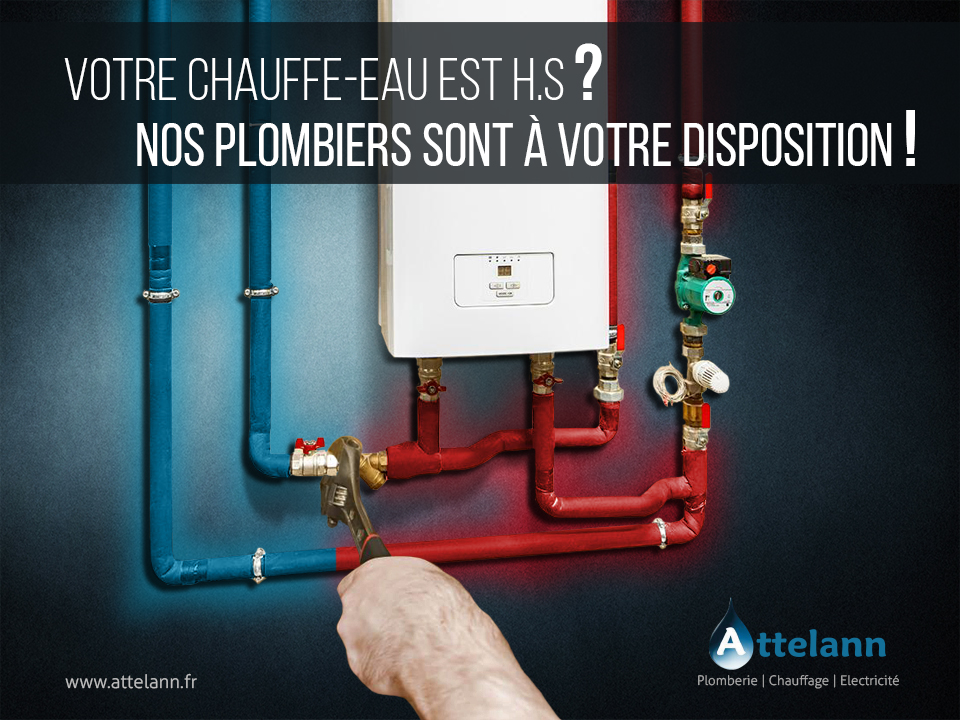 Votre chauffe-eau est H.S ? Nos plombiers sont à votre disposition !