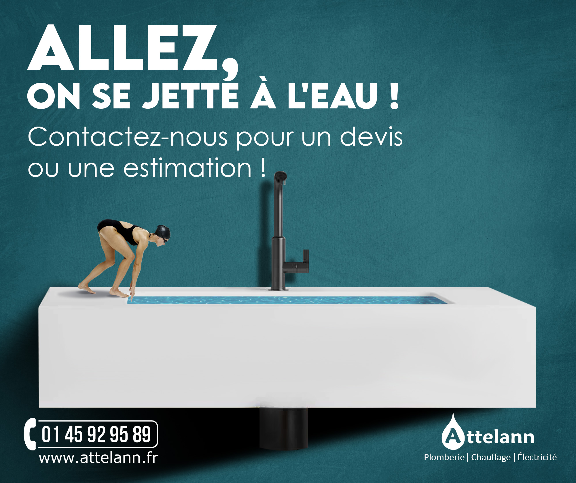 Allez, on se jette à l'eau ! Contactez-nous pour un devis ou une estimation !