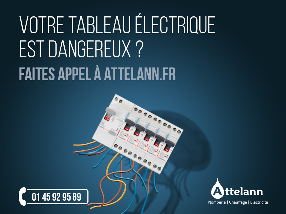 Votre tableau électrique est dangereux ? Faites appel à Attelann.fr